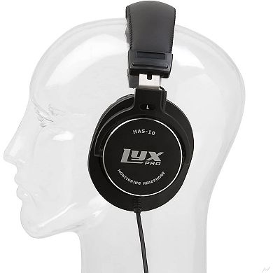 LyxPro HAS-10 Closed Back Over Ear Professional Studio Monitor, Mixing and Recording Headphones