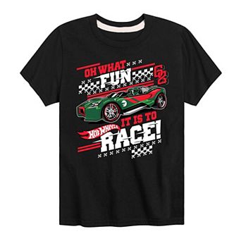 Boys 8-20 Hot Wheels Oh What Fun It Is To Race Graphic Tee