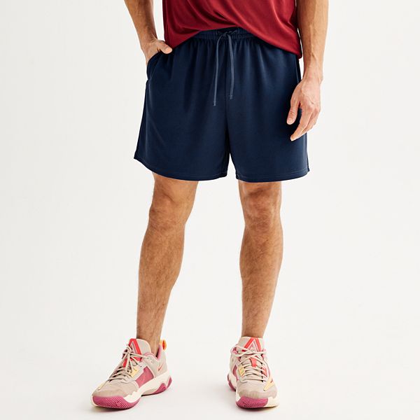 Men's Tek Gear® Above-The-Knee Mesh Shorts - Dark Blue (S)