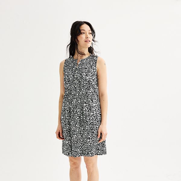 Women's Sonoma Goods For Life® Sleeveless Pintuck Dress