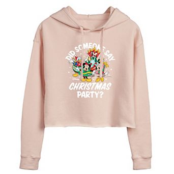 Disney's Mickey Mouse Christmas Party Cropped Hoodie