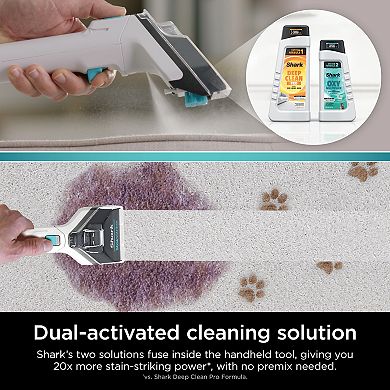 Shark® CarpetXpert with Stainstriker, EX201, Pet Carpet and Upholstery Cleaner Machine with Built-in Spot & Stain Cleaner, Deep Carpet Cleaning & Tough Stain Removal, Upright Shampooer for Area Rugs, Eliminates Odors Instantly Including Pet Urine (EX201)