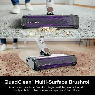 Shark® Detect Pro Cordless Stick Vacuum with 4 Detect Technologies, QuadClean Multi-Surface Brushroll, Up to 40-Minute Runtime, includes 8" Crevice Tool, Deep-Cleaning Vacuum, HEPA Filter, Grey/Beats Brass (IW1111)