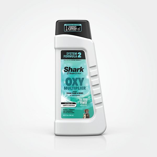 Shark StainStriker OXY Multiplier Formula 32oz for use with Shark Upright & Portable Carpet Cleaners - EXOX32: Carpet Cleaner Solution