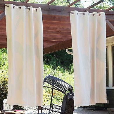 Sunnydaze Room Darkening Curtain Panel - Beige - 52 in x 84 in