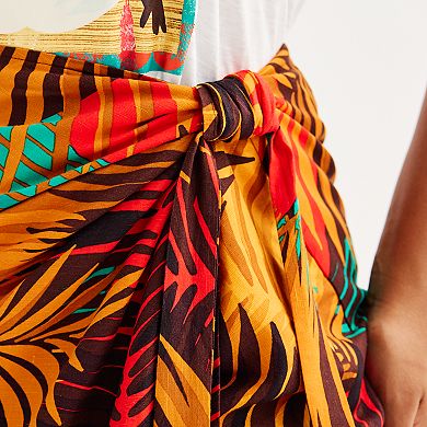 Women's Sonoma Community™ Black History Month Woven Wrap Skirt