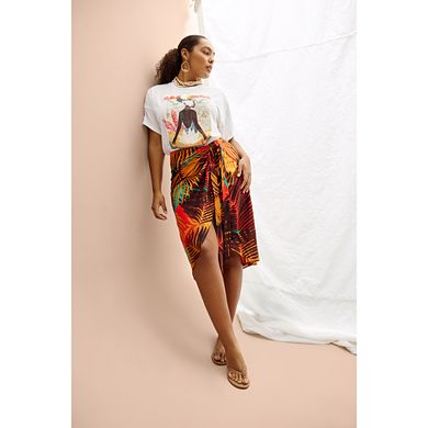 Women's Sonoma Community™ Black History Month Woven Wrap Skirt