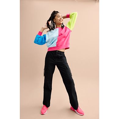 Women's Sonoma Community™ Black History Month Color Block Crew Sweatshirt