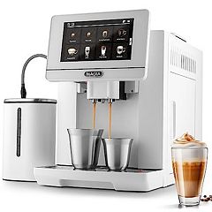 Sincreative CM1699 Casabrews Professional Compact 20 Bar Espresso Machine  for Home with Milk Frother Wand