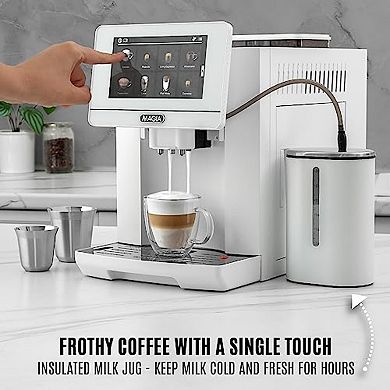 Zulay Kitchen Magia Automatic Espresso Machine with Grinder
