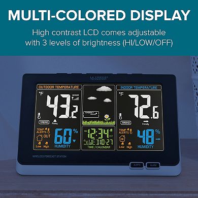 La Crosse Technology Wireless Color Weather Forecast Station with Alerts