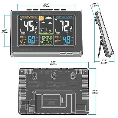 La Crosse Technology Wireless Color Weather Forecast Station with Alerts