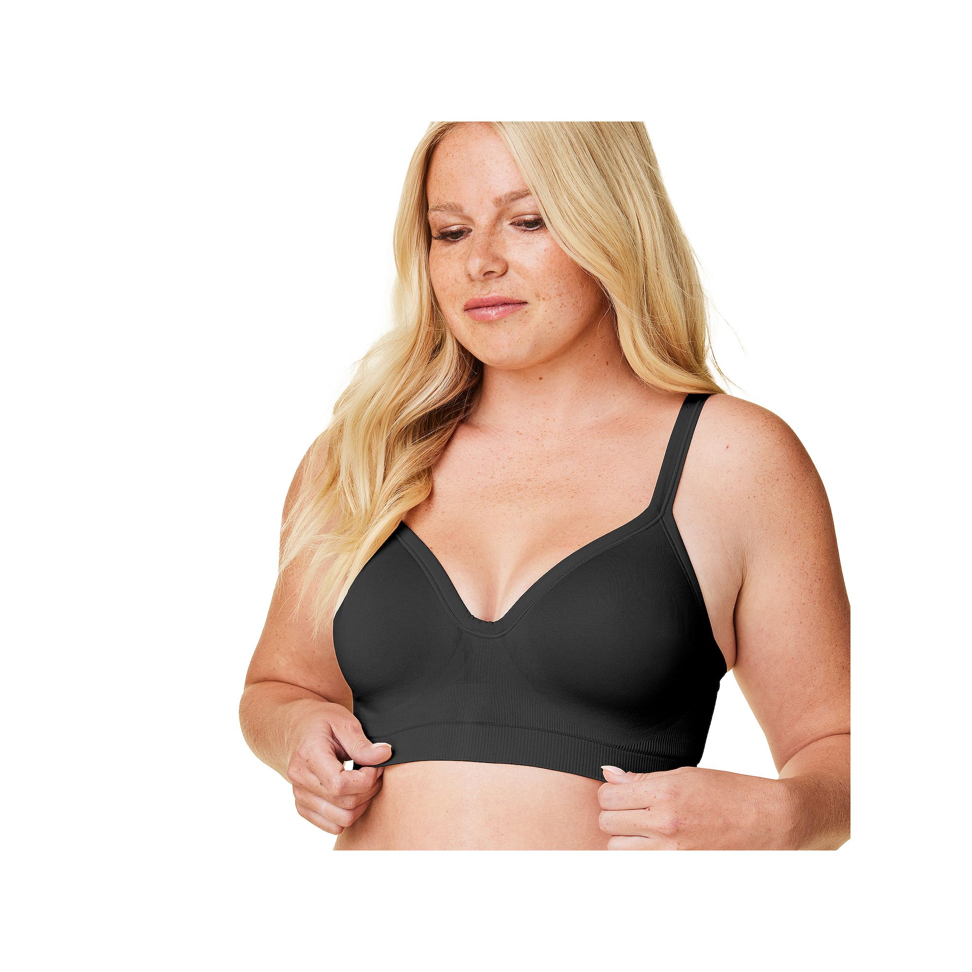 Bravado Designs Muse Wireless Everyday Bra 11012V, Womens, Size: XS, Black