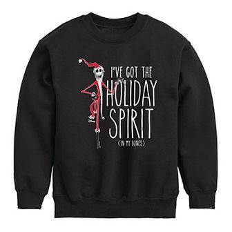 Disney's Nightmare Before Christmas Boys 8-20 in My Bones Fleece Sweatshirt