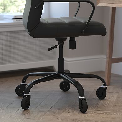 Flash Furniture Whitney High Back White LeatherSoft Executive Swivel Office Chair