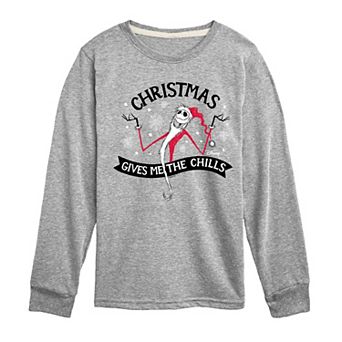 Disney's Nightmare Before Christmas Boys 8-20 Chills Long Sleeve Graphic Tee