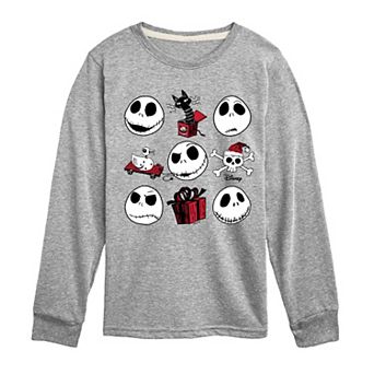Disney's Nightmare Before Christmas Boys 8-20 Jack Long Sleeve Graphic Tee
