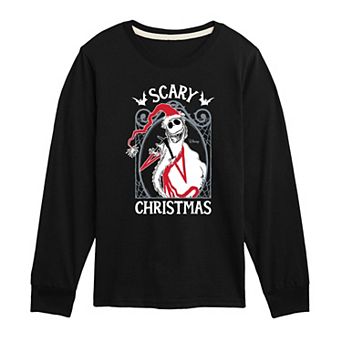 Disney's Nightmare Before Christmas Boys 8-20 Jack Scary Long Sleeve Graphic Tee