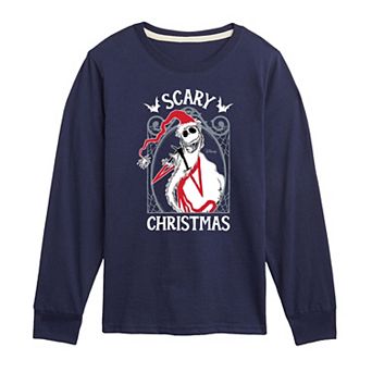 Disney's Nightmare Before Christmas Boys 8-20 Jack Scary Long Sleeve Graphic Tee