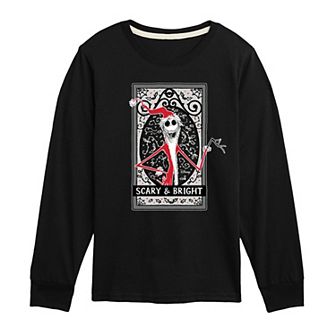 Disney's Nightmare Before Christmas Boys 8-20 Scary Long Sleeve Graphic Tee