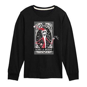Disney's Nightmare Before Christmas Boys 8-20 Scary Long Sleeve Graphic Tee