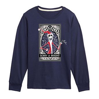 Disney's Nightmare Before Christmas Boys 8-20 Scary Long Sleeve Graphic Tee