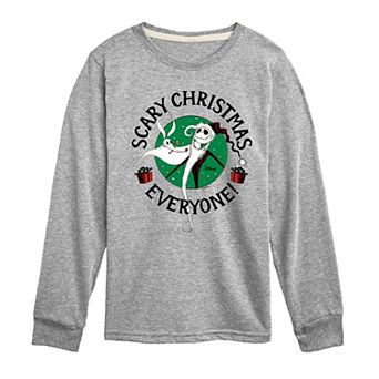 Disney's Nightmare Before Christmas Boys 8-20 Scary Long Sleeve Graphic Tee