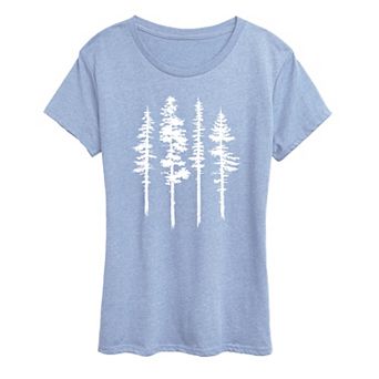 Women's Abstract Trees Graphic Tee