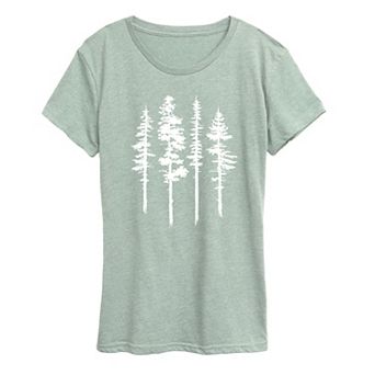 Women's Abstract Trees Graphic Tee