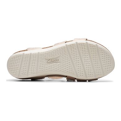 Clarks Calenne Clara Women's Leather Wedge Sandals