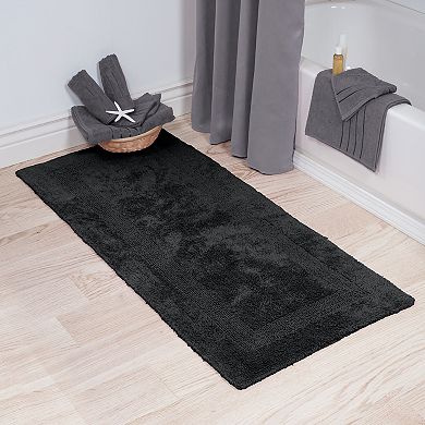 Lavish Home Plush Reversible Long Bath Mat