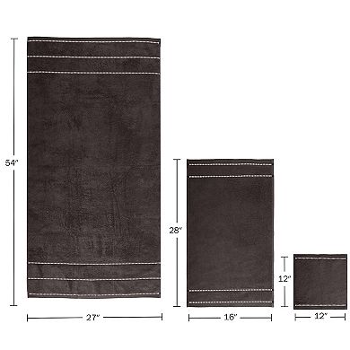 Lavish Home 6-Piece Quick Dry Towel Set