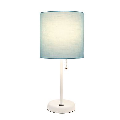 Creekwood Home Metal Table Lamp with USB Port