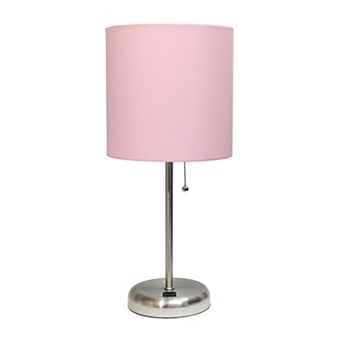 Creekwood Home Metal Table Lamp with USB Port