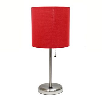 Creekwood Home Metal Table Lamp with USB Port