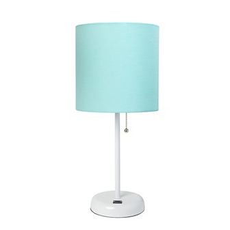 Creekwood Home Metal Table Lamp with USB Port