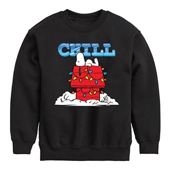 Boys 8-20 Peanuts Snoopy Chill Crew Fleece Sweatshirt