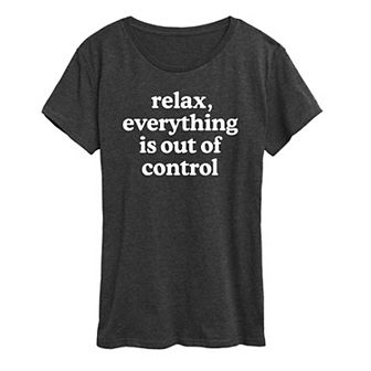 Women's Relax Out Of Control Graphic Tee
