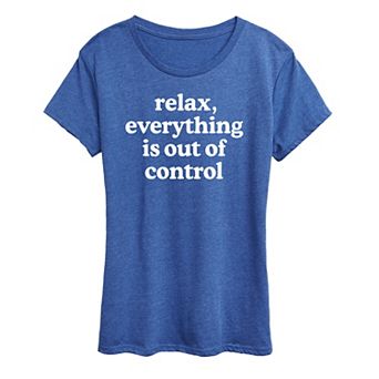 Women's Relax Out Of Control Graphic Tee