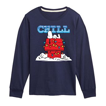 Boys 8-20 Peanuts Snoopy Chill Long Sleeve Graphic Tee