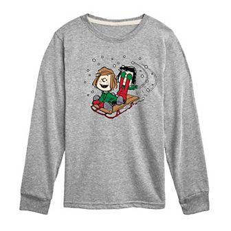 Boys 8-20 Peanuts Peppermint Patty Long Sleeve Graphic Tee
