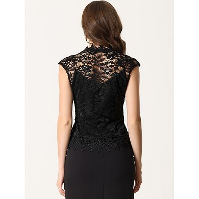 Lace Cap Sleeves Cardigan for Women's Floral Evening Wedding Elegant Shrug