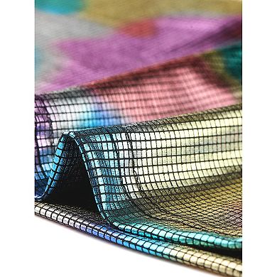 Women's Party Long Sleeve Zip Up Metallic Crop Tops