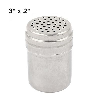 Stainless Steel Cylindrical Toothpick Holder Container Box Dispenser 3" x 2"
