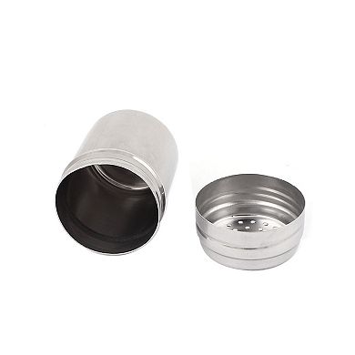 Stainless Steel Cylindrical Toothpick Holder Container Box Dispenser 3" x 2"