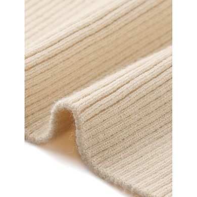 Women's Pullover Knit Sweaters Solid Color V Neck Sleeveless Sweater Vests