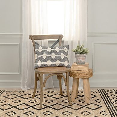 Rizzy Home Zeus Down Filled Throw Pillow