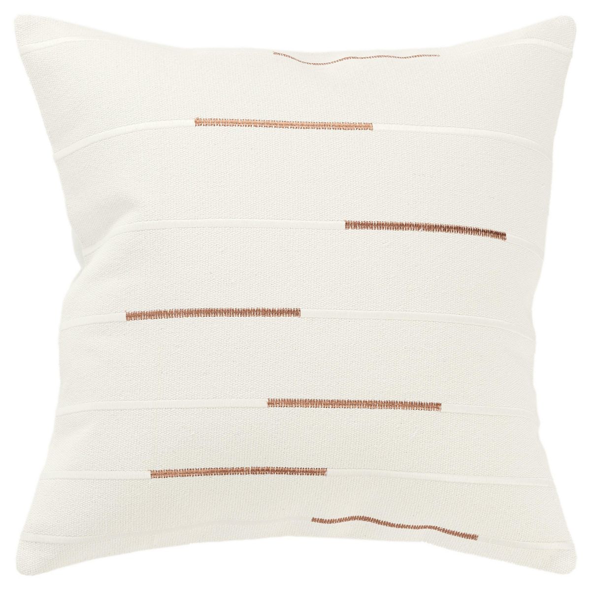 Rizzy Home Ying Down Filled Throw Pillow - Ivory Camel