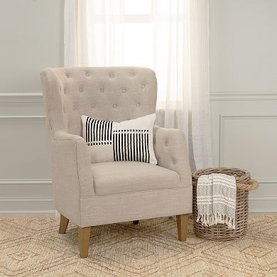 Rizzy Home Angel Down Filled Throw Pillow