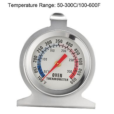 Oven Thermometer 100-600F Stainless Steel Instant Read Temperature Gauge